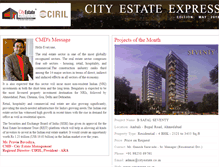 Tablet Screenshot of cityestatexpress.com
